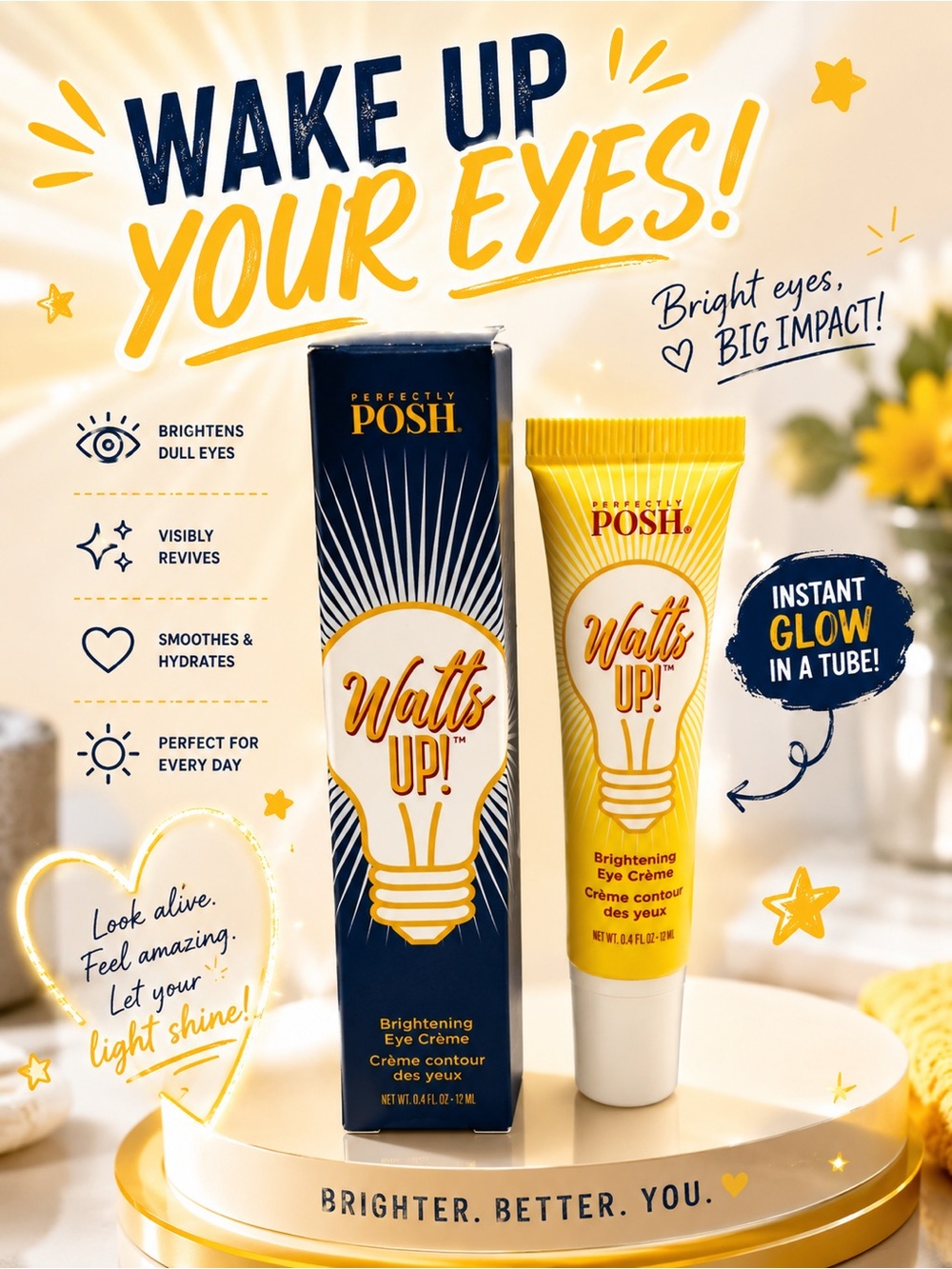 Perfectly Posh Watts Up! Brightening Eye Crème